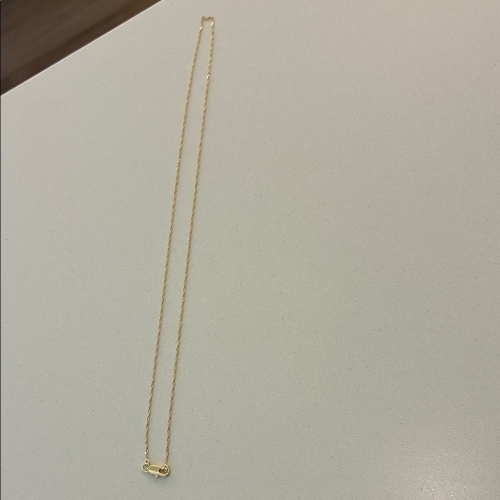 14K Gold Rope Necklace
